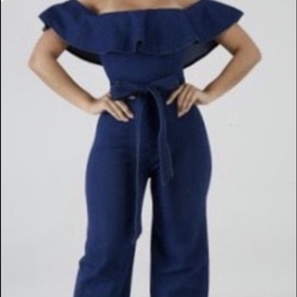 Denim jumpsuit